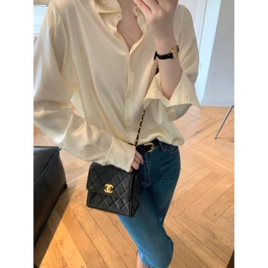 Áo sơ mi dài tay phong cách Pháp mỏng nhẹ nữ xuân thu, giảm 19% còn 146.448 VND 5 Áo sơ mi dài tay phong cách Pháp mỏng nhẹ nữ xuân thu, giảm 19% còn 146.448 VND 5