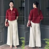 Áo sơ mi dài tay thêu ren Redhouse – Giá 310.000 VNĐ, chất liệu mềm mại, phong cách sang trọng 3