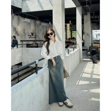 Áo sơ mi dài tay thô mềm Vyva dáng basic, túi ngực, siêu xinh SM01 - giảm giá 20% 8