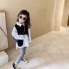 Áo sơ mi dài tay trẻ em phong cách mới và áo vest độc đáo, mùa xuân thu, giảm giá 225.714₫ 8