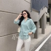 Áo sơ mi dài tay unisex trơn dáng rộng 1 túi ulzzang Giá chỉ 79.000 VND 2