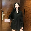 Áo sơ mi dáng rộng unisex dài tay trắng đen cotton lụa - Giá ưu đãi 120k MACboutique 3