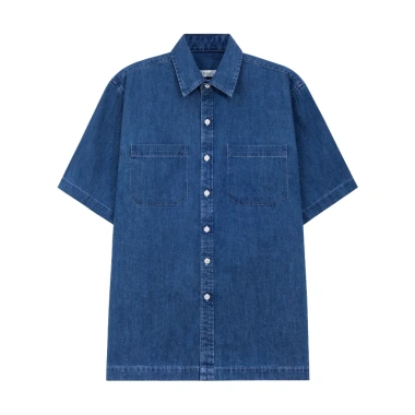 Áo sơ mi denim LADOS-18.163 vải jean mềm mát, dễ phối streetwear Hàn Quốc - 253k 5 Áo sơ mi denim LADOS-18.163 vải jean mềm mát, dễ phối streetwear Hàn Quốc - 253k 5