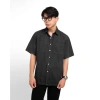 Áo sơ mi denim LADOS-18.163 vải jean mềm mát, dễ phối streetwear Hàn Quốc - 253k 7