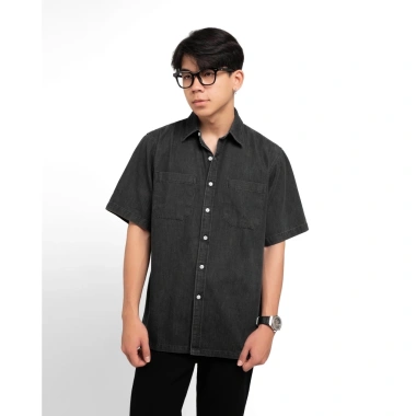 Áo sơ mi denim LADOS-18.163 vải jean mềm mát, dễ phối streetwear Hàn Quốc - 253k 7 Áo sơ mi denim LADOS-18.163 vải jean mềm mát, dễ phối streetwear Hàn Quốc - 253k 7