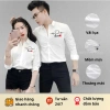 Áo sơ mi đôi unisex in chữ Love và trái tim mẫu mới 2.026 giảm giá 99k