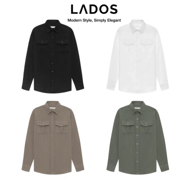 Áo Sơ Mi Đũi Nam LADOS-8.164 Mát Mềm Rũ – Basic Dễ Phối, Phong Cách Công Sở & Dạo Phố Thanh Lịch, Giá 199k