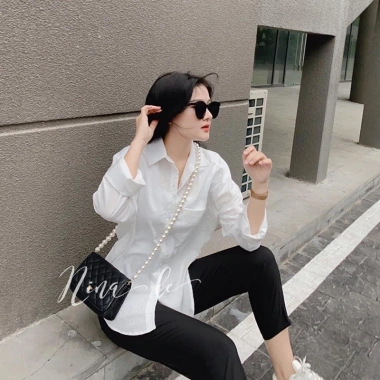 Áo sơ mi đũi tơ nhiều màu sắc, form rộng nữ - Siêu thoải mái, giá chỉ 79.999₫