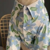 Áo sơ mi hoa tay ngắn cho chó lớn polyester thoáng mát Golden, Border Collie - Giảm giá 2