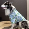 Áo sơ mi hoa tay ngắn cho chó lớn polyester thoáng mát Golden, Border Collie - Giảm giá 6