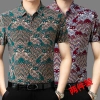 Áo Sơ Mi Ice Silk Tay Ngắn Hoa Rồng Retro - Mùa Hè 9.212 Tây Tạng Giá Ưu Đãi 217k 21