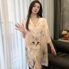 Áo sơ mi in lụa mùa hè nữ – Đồ ngủ mát mẻ, thời trang 83.999đ - Bubblu12.vn