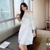 Áo sơ mi in lụa mùa hè nữ – Đồ ngủ mát mẻ, thời trang 83.999đ - Bubblu12.vn 8