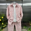 Áo sơ mi Jacquard ba chiều và bộ đồ thể thao mùa thu - Giá ưu đãi 277,068 VND 15