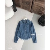 Áo sơ mi Jean denim dài tay thêu họa tiết, túi tiện lợi, giá 320k - hàng Quảng Châu 6