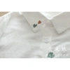 Áo sơ mi JK Hàn Quốc thêu tình yêu, cotton mềm, tay dài trắng, giảm 23% chỉ 200.880đ 7