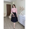 Áo Sơ Mi Kẻ Cổ Sen Dài Tay MINZ STORE 8.043 - Họa Tiết Nơ Công Sở Giá 250.000 6