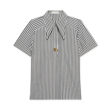 Áo sơ mi kẻ sọc công sở, bổ trụ cổ, 4 màu Đen/Vàng/Xanh/Trắng - A2.508 MOCA CLOSET 219.999đ 8