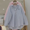 Áo Sơ Mi Kẻ Sọc Xanh Hồng Dài Tay Cotton Lụa Cao Cấp - Mẫu Hot 2.024 Giá 98.000 VND 6