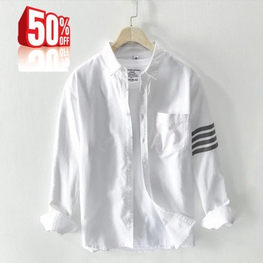 Áo sơ mi kẻ tay kaki cao cấp Năm-JE - Nam nữ đẹp, giá chỉ 219.000₫