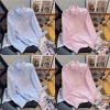 Áo sơ mi kẻ thêu chữ LoveYou dài tay unisex, form rộng thoáng mát cho nam nữ
