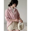 Áo sơ mi linen xước dáng đuôi tôm MihoHanoi - Thoáng mát, giá chỉ 205.000₫ 6