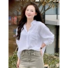 Áo sơ mi linen xước dáng đuôi tôm MihoHanoi - Thoáng mát, giá chỉ 205.000₫ 9