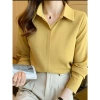 Áo sơ mi lụa bóng công sở cao cấp nữ hiện đại, trẻ trung, size 40-90kg fom chuẩn đẹp A4.375 7