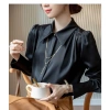 Áo sơ mi lụa cao cấp SUTANI nữ công sở dài tay, chất liệu dày, thoải mái làm việc, giá ưu đãi 273.600 VND 10