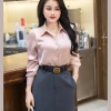 Áo sơ mi lụa dài tay OXATYL A025, vải đanh mịn, cổ V, giảm 18% - 285.000₫ 3