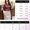Áo sơ mi lụa dài tay OXATYL A025, vải đanh mịn, cổ V, giảm 18% - 285.000₫ 5