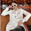 Áo sơ mi lụa nhật cúc đồng công sở cao cấp - Đẹp sang, giá 269k 2