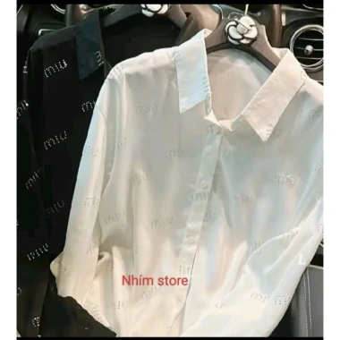 Áo sơ mi lụa nữ đính đá, fom dài, dấu quần, vải mỏng mát mềm mại, sang chảnh 250k 8 Áo sơ mi lụa nữ đính đá, fom dài, dấu quần, vải mỏng mát mềm mại, sang chảnh 250k 8