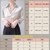 Áo sơ mi lụa nữ tay dài ngực xoắn eo ôm Oxatyl M39 - công sở, giảm giá 185k 2