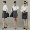 Áo sơ mi lụa tay bồng basic dài tay thanh lịch - Chilies Store 189k 3