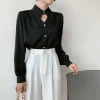 Áo sơ mi lụa tay dài cổ đức ve dài sang trọng, mua 1 tặng 1, chỉ 138.999₫ AO19 7