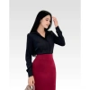 Áo sơ mi lụa Tô Châu nữ cổ Đức, vải dày dặn bền, dễ mặc dễ phối – AS001 10