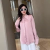 Áo sơ mi lụa vân 11 màu Nalia Nelly - Đệm cầu vai, cúc vạt cổ dài, măng sét tay cao hottrend 2.025 7