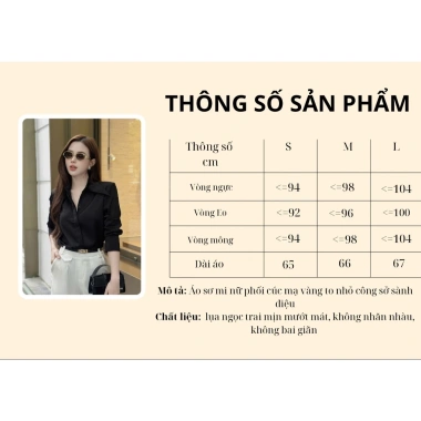 Áo sơ mi lụa vân 11 màu Nalia Nelly - Đệm cầu vai, cúc vạt cổ dài, măng sét tay cao hottrend 2.025 9