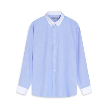 Áo sơ mi nam Bamboo ICONDENIM tay dài co dãn kẻ sọc dọc Regular fit - giá 390.000đ 10 Áo sơ mi nam Bamboo ICONDENIM tay dài co dãn kẻ sọc dọc Regular fit - giá 390.000đ 10
