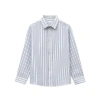 Áo sơ mi nam basic công sở LADOS-8.175 vải đũi xốp nhẹ, kẻ sọc tinh tế, form regular sang trọng giảm giá 3