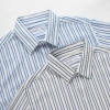 Áo sơ mi nam basic công sở LADOS-8.175 vải đũi xốp nhẹ, kẻ sọc tinh tế, form regular sang trọng giảm giá 4