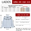 Áo sơ mi nam basic công sở LADOS-8.175 vải đũi xốp nhẹ, kẻ sọc tinh tế, form regular sang trọng giảm giá 5
