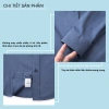 Áo sơ mi nam button down xanh tím ADINO vải bamboo sợi tre slimfit công sở trẻ trung Giá chỉ 399.000₫ 8