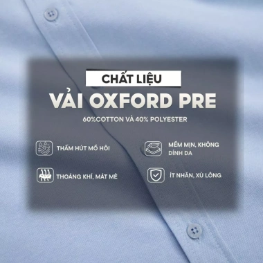 Áo sơ mi nam cài nút LADOS-18.194 – Oxford mềm mát, hút mồ hôi, giá chỉ 208.000đ 3