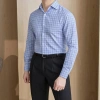 Áo sơ mi nam caro THE D Regular Fit 100% cotton cao cấp - Giá chỉ 920.000₫