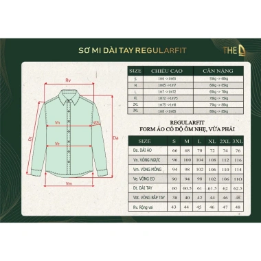 Áo sơ mi nam caro THE D Regular Fit 100% cotton cao cấp - Giá chỉ 920.000₫ 4