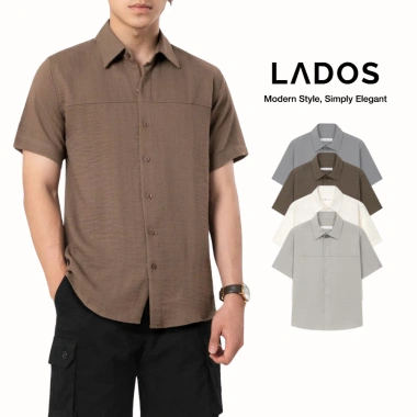 Áo Sơ Mi Nam Casual Basic LADOS-8.178 - Vải Rayon Cao Cấp, Mát Lạnh, Form Regular, Thiết Kế Trẻ Trung Giá 208.000₫