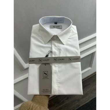 Áo sơ mi nam cộc tay công sở cao cấp 2 màu đen trắng, 50% cotton 30% chống nhăn 20% lụa - 289.000₫ 7