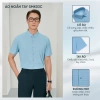 Áo sơ mi nam cộc tay thun lạnh TQQ SMK03C màu xanh, co giãn tốt, kẻ ô cổ điển công sở - Giá chỉ 479.700₫ 2